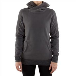 Lululemon Runaway Fleece Hooded Sweatshirt 6 Grey